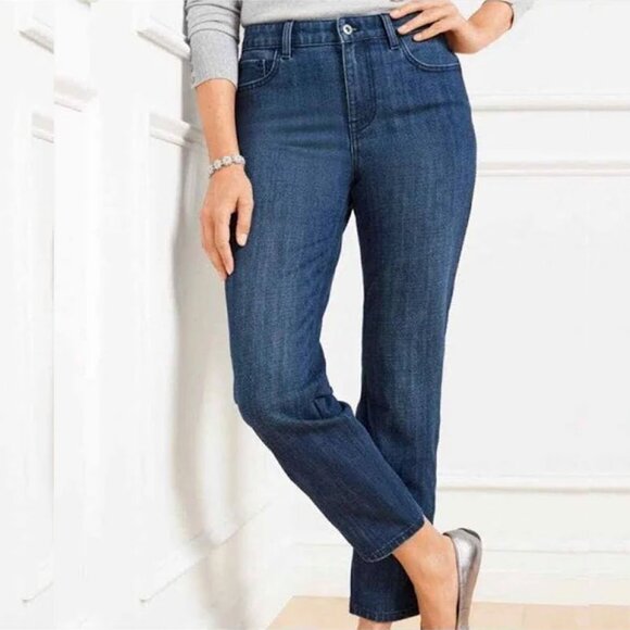 Talbots Women's Flawless Slim Ankle Jeans - Size 22WP - NWT $99 - Picture 1 of 6